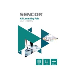 Fólie laminovacie SENCOR SLA FA5B150 A5 150mic 100ks