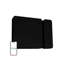 Inteligentný detektor dverí/oken SHELLY BLU Black Bluetooth