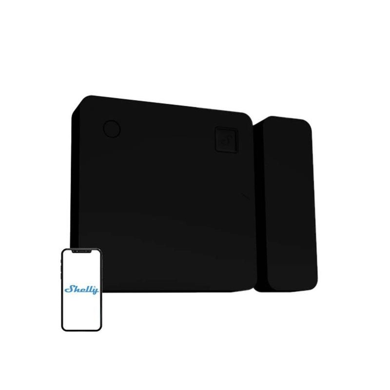 Inteligentný detektor dverí/oken SHELLY BLU Black Bluetooth