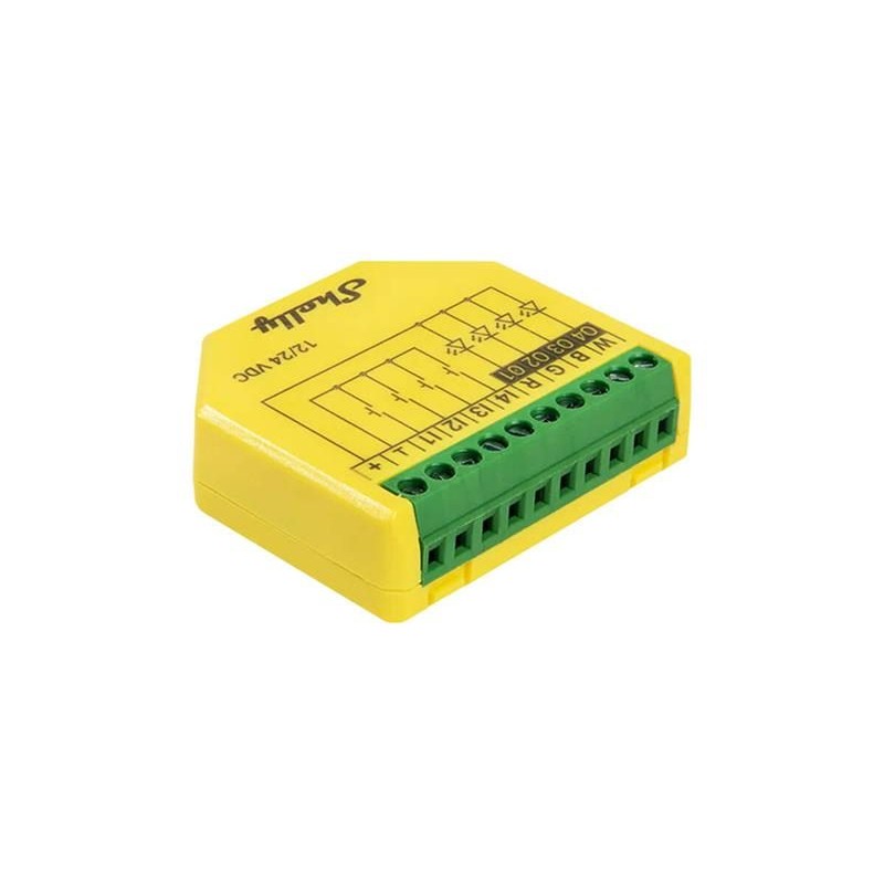 Smart ovládač pre LED pásik SHELLY Plus RGBW PM WiFi