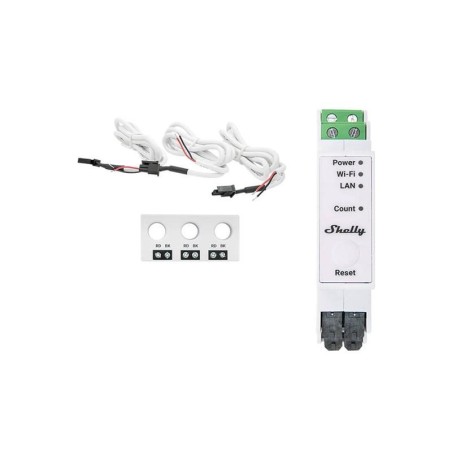 Smart merač spotreby SHELLY Pro 3EM-3CT63 WiFi