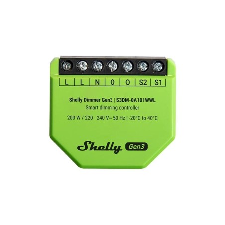 Smart ovládač osvetlenia SHELLY Dimmer Gen3 WiFi