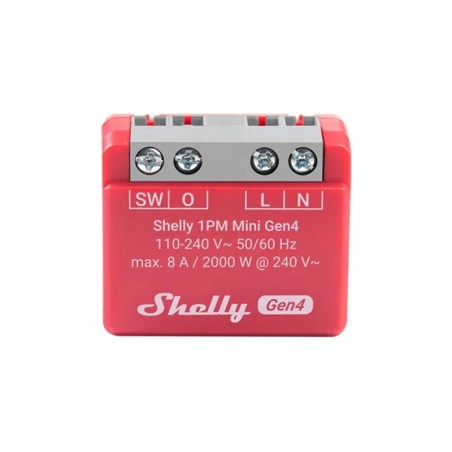Smart Switch SHELLY 1PM Mini Gen4 WiFi Zigbee Bluetooth Matter