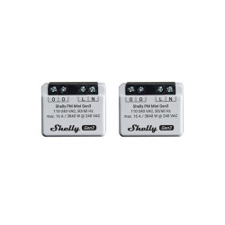 Smart merač spotreby SHELLY PM Mini Gen3 WiFi 2ks