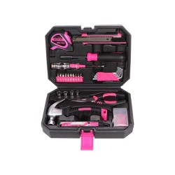 Sada náradia SIXTOL SX3025 HOME PINK 66 66ks