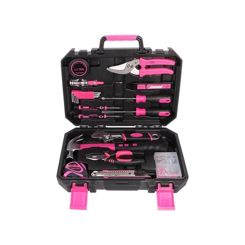 Sada náradia SIXTOL SX3026 HOME PINK 88 88ks