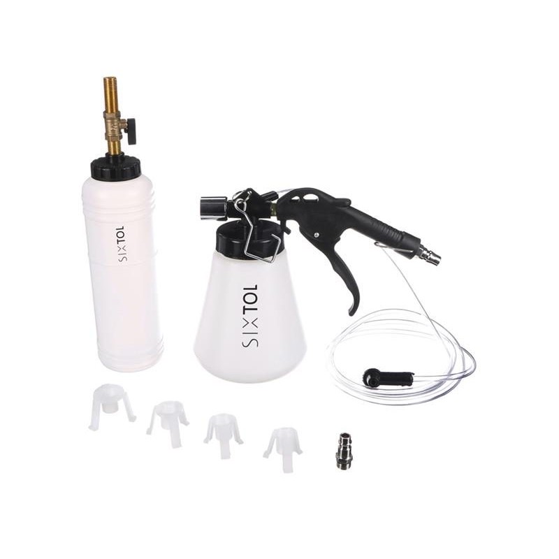 Súprava na odvzdušnenie bŕzd SIXTOL MECHANIC BRAKE BLEEDING SET 8ks