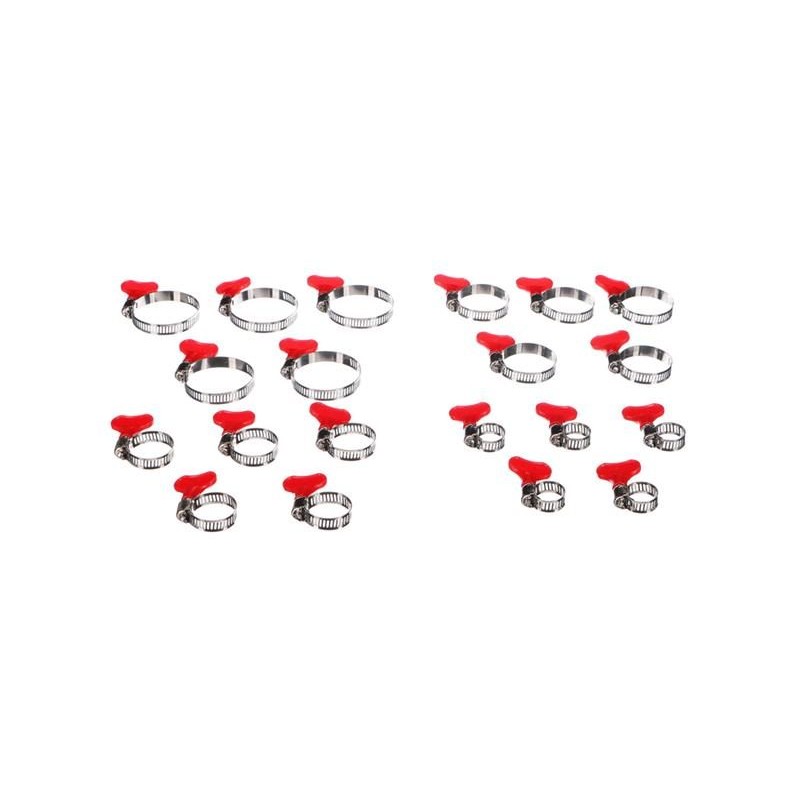 Spona na hadicu SIXTOL Mechanic Connect Set 10-44mm 20ks
