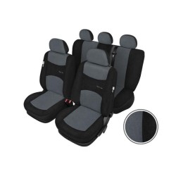 Autopoťahy SIXTOL SPORT LINE + šedočierne