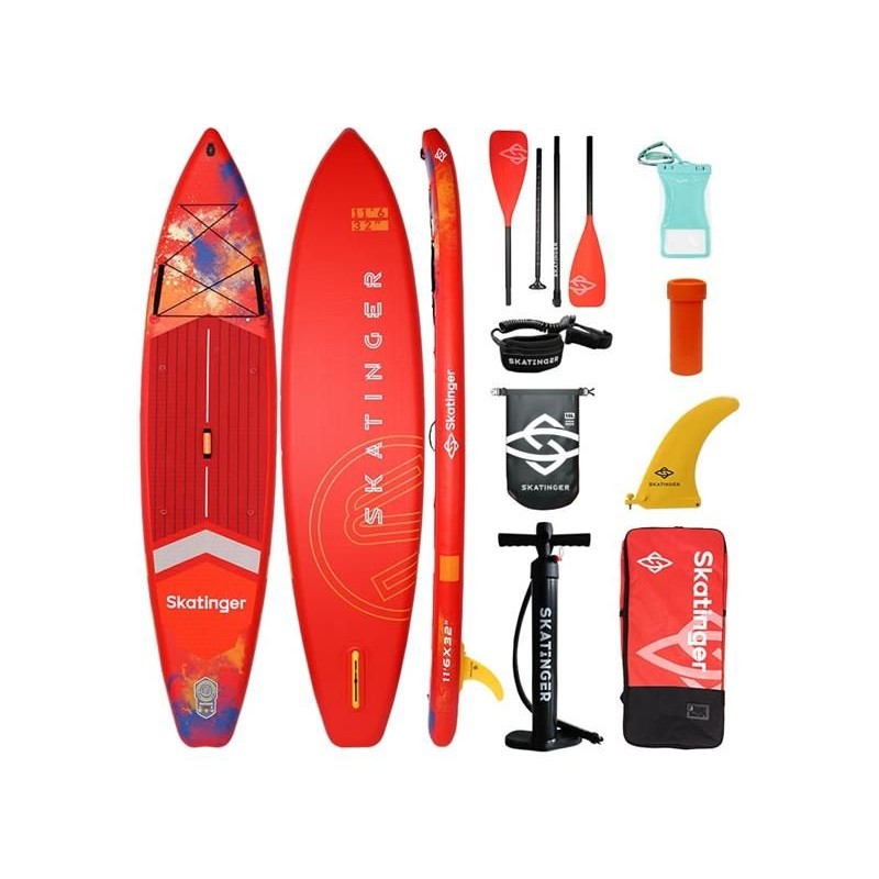 Paddleboard SKATINGER Interstellar Red