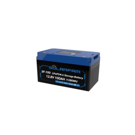 Baterie LiFePO4 12,8V 100Ah SOLARFAM s bluetooth