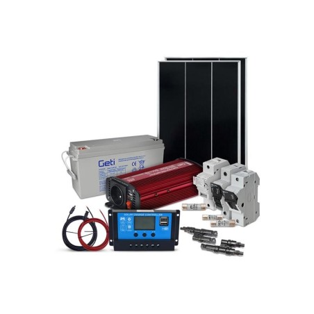 Solárny ostrovný set SOLARFAM 200Wp, 12V, batéria 150Ah, menič 230VAC 600W