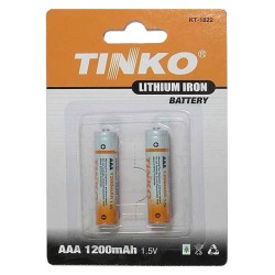 Batérie lítiová AAA R03 1,5V/1200mAh TINKO 2ks