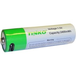 Batéria AA (R6) USB-C nabíjateľná 1,5V/1400mAh TINKO