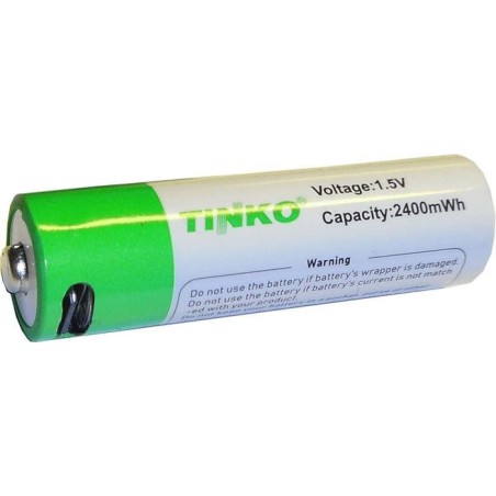 Batéria AA (R6) USB-C nabíjateľná 1,5V/1400mAh TINKO