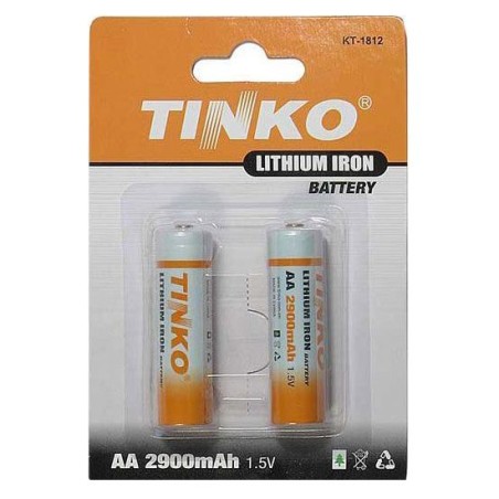 Batérie lítiová AA R6 1,5V/2900mAh TINKO 2ks