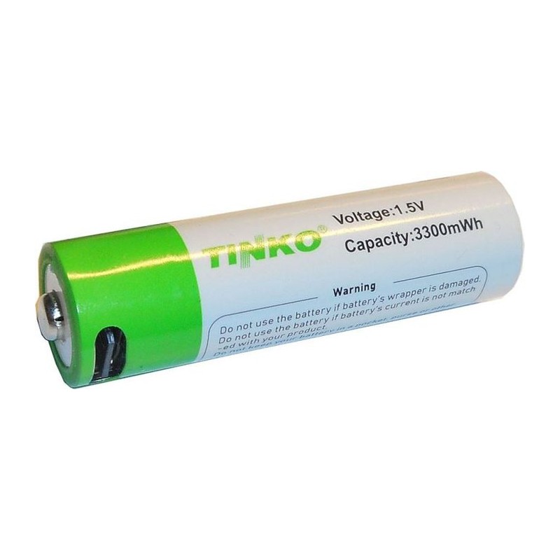 Batéria AA (R6) nabíjateľná cez USB-C 1,5V/1600mAh TINKO