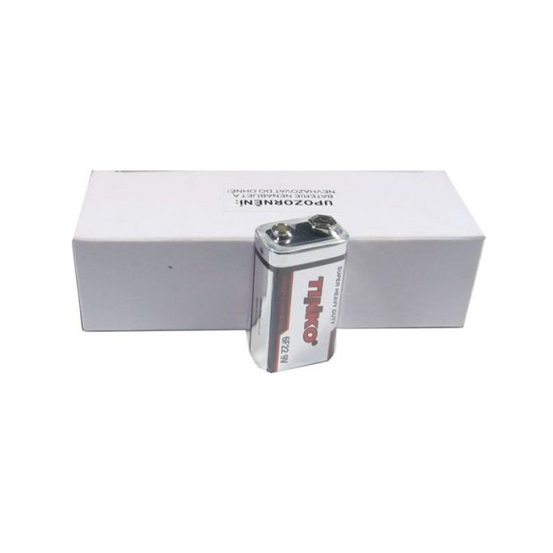 Batéria 6F22 (9V) Zn-Cl TINKO balenia 10ks