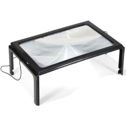 Čítacia lupa A4 v rámčeku s LED svetlom TIPA 2121
