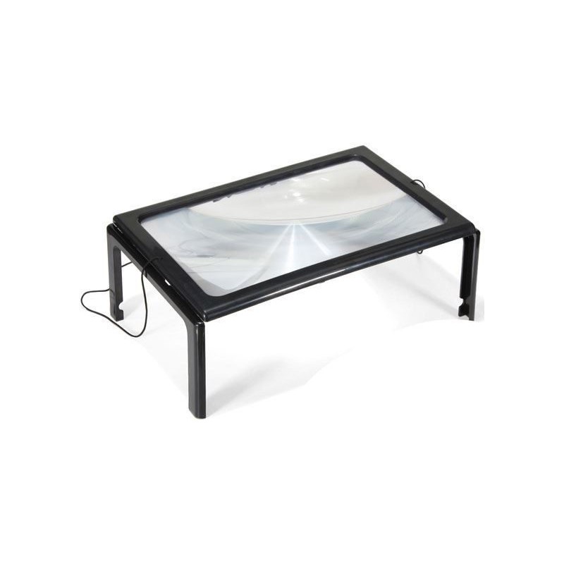 Čítacia lupa A4 v rámčeku s LED svetlom TIPA 2121
