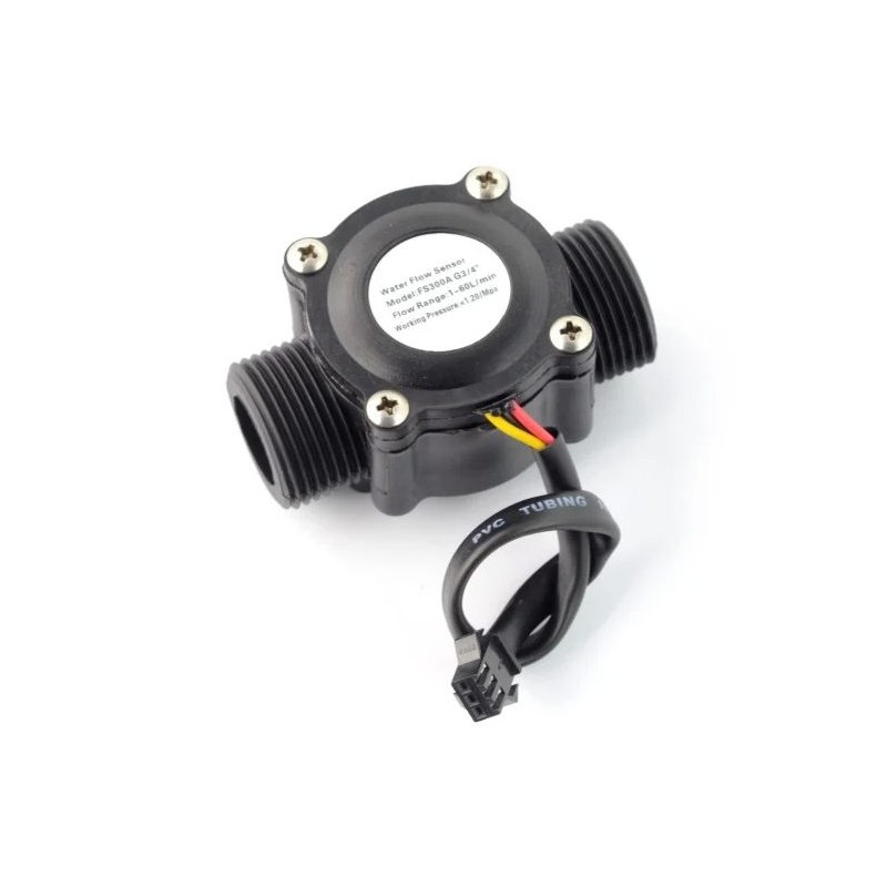 Prietokomer FS-300A 3/4" 1-60l/min 5-24V pre Arduino