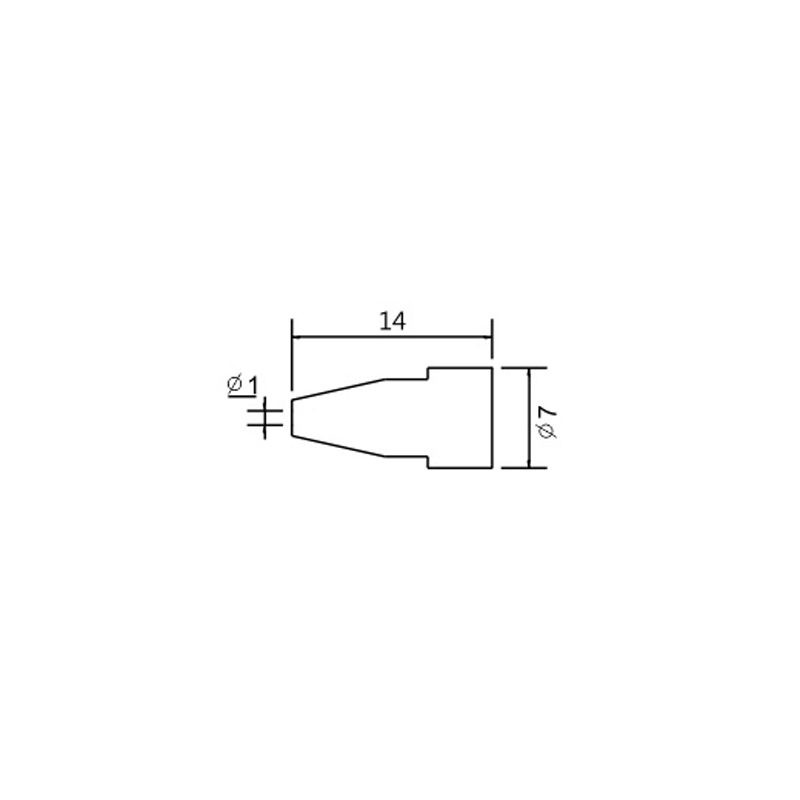 Hrot N5-6/ZD553 pr.1.0mm (ZD-8915)