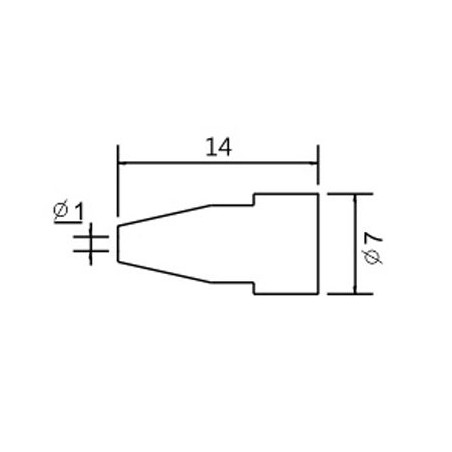 Hrot N5-6/ZD553 pr.1.0mm (ZD-8915)