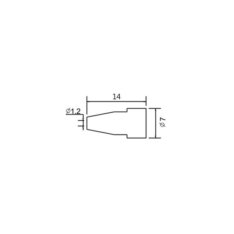 Hrot N5-7/ZD553 pr.1.2mm (ZD-8915)