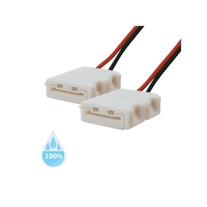 Spojka nepájivá pre LED pásik 3528, 2835 30,60LED/m 8mm s vodičom, vodeodolný IP68