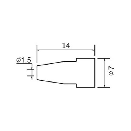 Hrot N5-8/ZD553 pr.1.5mm (ZD-8915)