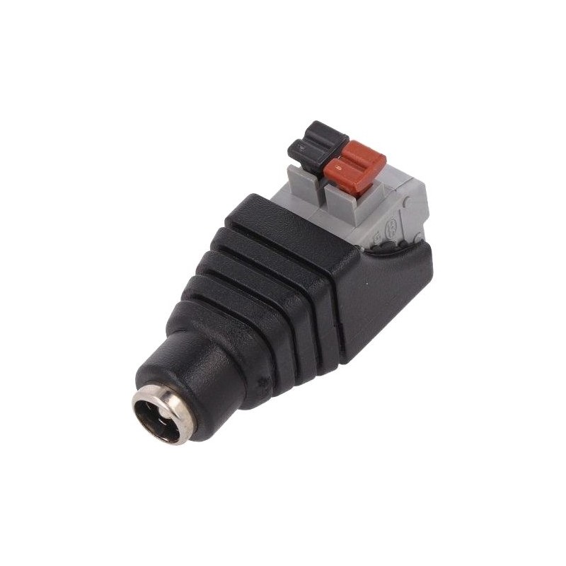 Zdierka DC 2,1mm svorka s pružinou