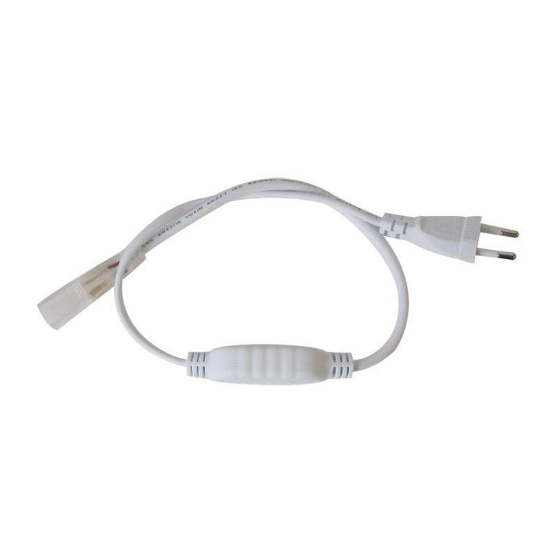 Flexo šnúra PVC pre LED pásik 3528, 230V, 0.5m