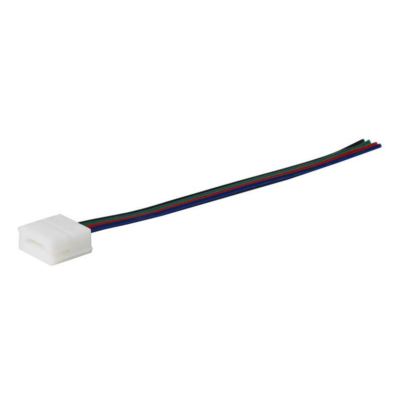Konektor nepájivý s vodičom pre RGB LED pásiky o šírke 10mm 5050 IP65
