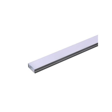 AL profil pro LED, AS3 pre viacero pasikov 23,5x10mm l 2m (zacvakávací/zasunovací)