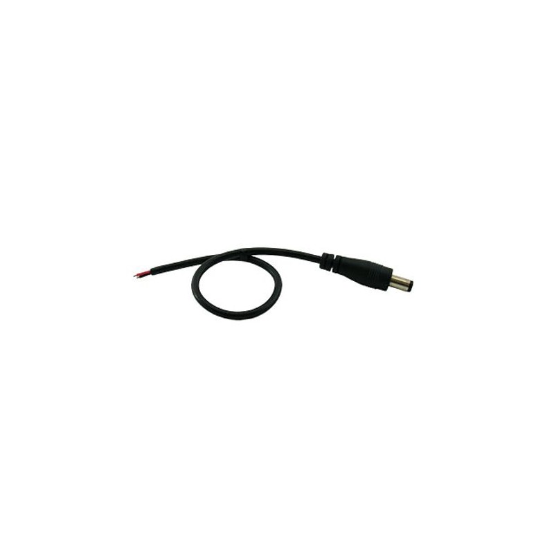 Kábel pre LED pásik predlžovací s konektorom DC, vidlica 5,5 x 2,1mm, 100cm