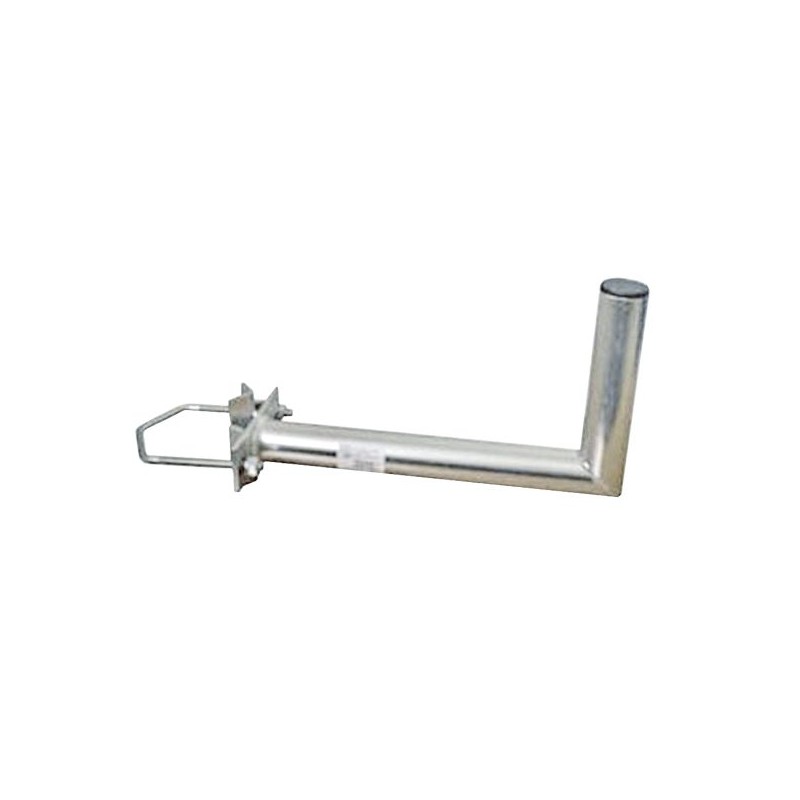 Anténní držák 50cm na stožár s vinklem, rozteč třmenu 120mm, trubka 42/2mm, výška 16cm