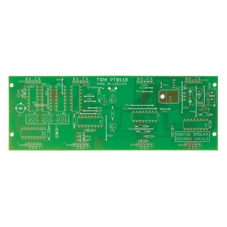 Plošný spoj TIPA PT011B CMOS digitálne hodiny s voliteľnými LED displejmi