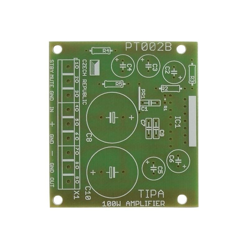 Plošný spoj TIPA PT002B PT003B PT005 PT006 Zosilňovač 100W s TDA729x