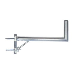 Anténny držiak 50 na stožiar s vinklom a dvoma trmeňmi priemer 42mm výška 16cm