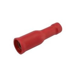 Zdierka kruhová 4mm, vodič 0.5-1.5mm červená