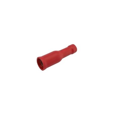 Zdierka kruhová 4mm, vodič 0.5-1.5mm červená