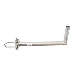 Anténny držiak 50 na stožiar s vinklom priemer 42mm výška 16cm žiar.