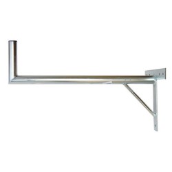 Anténny držiak 100 na stenu sa vzperou priemer 42mm výška 16cm žiar.