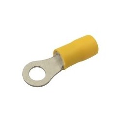 Očko 5.3mm, vodič 4.0-6.0mm žlté