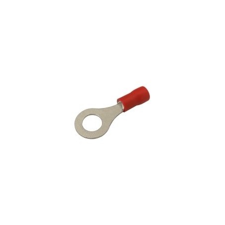 Očko 6.5mm, vodič 0.5-1.5mm červené