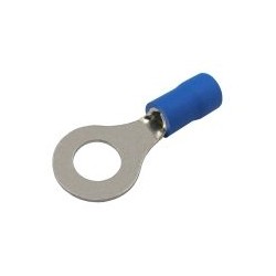 Očko 6.5mm, vodič 1.5-2.5mm modré