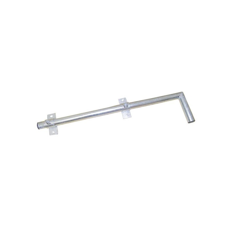Anténny držiak 90 na balkón-na stenu priemer 42mm výška 16cm žiar.