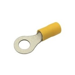 Očko 6.5mm, vodič 4.0-6.0mm žlté