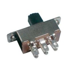 Prepínač šupátkový-stredný 2pol./6pin ON-ON (12V)