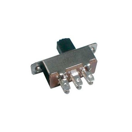Prepínač šupátkový-stredný 2pol./6pin ON-ON (12V)